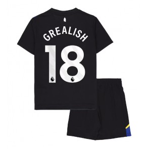 Everton Jack Grealish #18 Tercera Equipación Niños 2025-26 Manga Corta (+ Pantalones cortos)